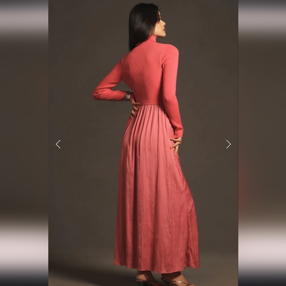 Anthropologie Thea Twofer Sweater Maxi Dress - Picture 3 of 8